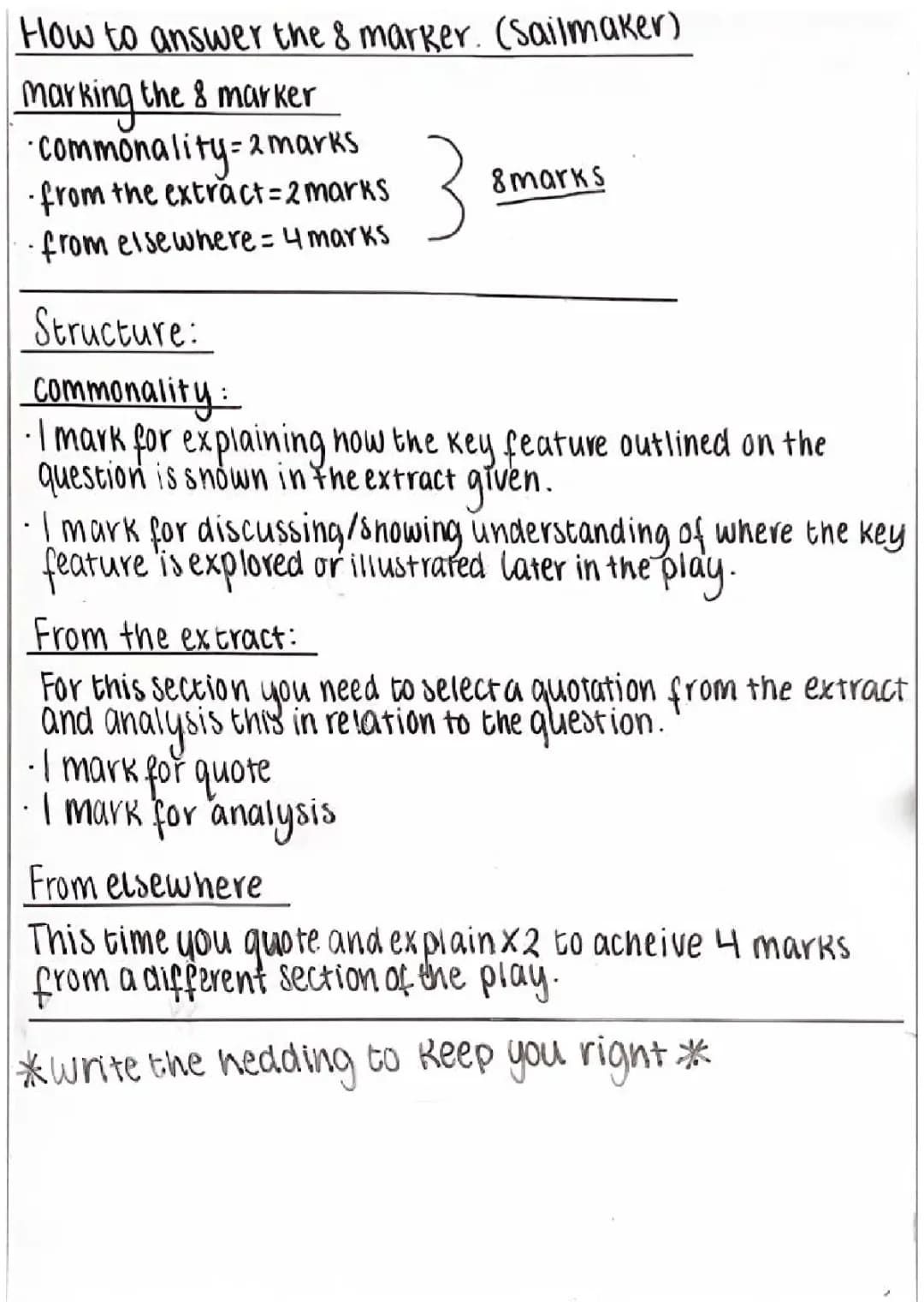 How to Answer an 8 Mark Question in English - Easy Guide!