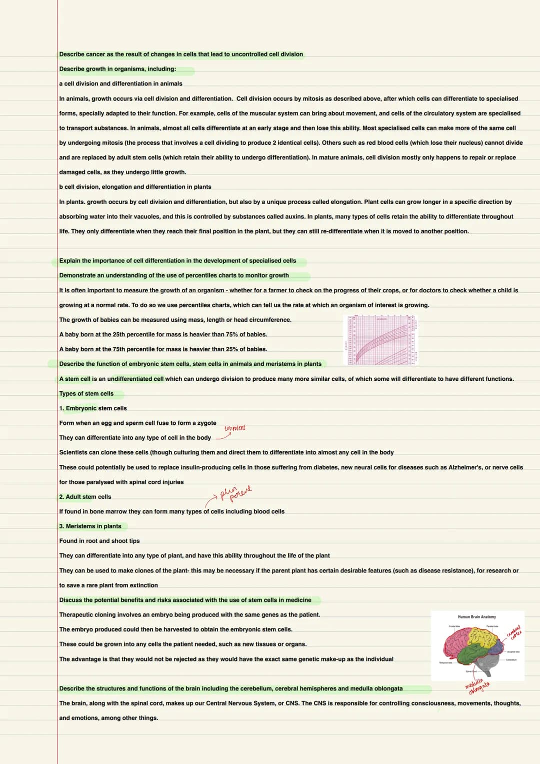 Biology
B1- Cells and microscopy
Explain how the subcellular structures of eukaryotic and prokaryotic cells are related to their functions, 