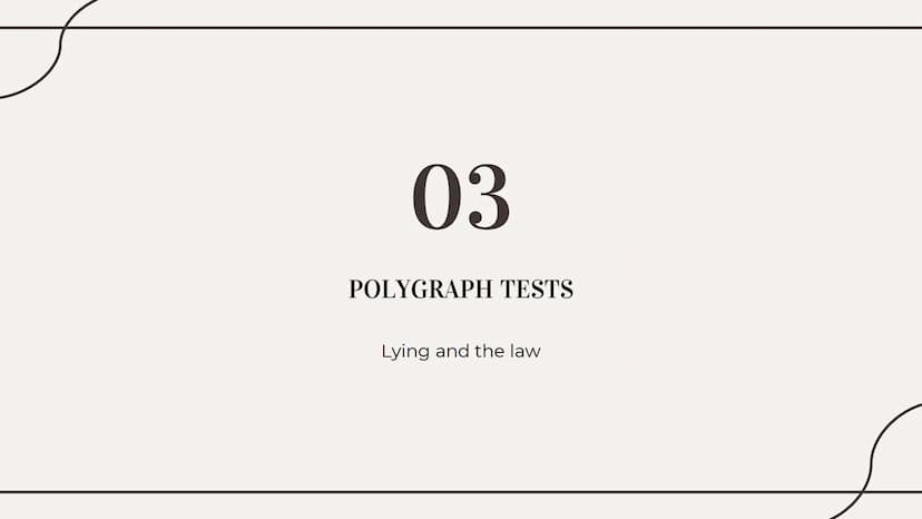 THE TRUTHS OF LYING 01
WHAT IS LYING?
Types Of Lies
Effects on the brain Types of lies
01
White
04
Plastic Trophy
02
Concealment
05
Puppetee