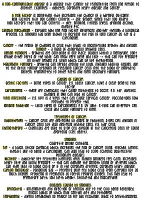 Know Biology B7 - Non-communicable diseases  thumbnail