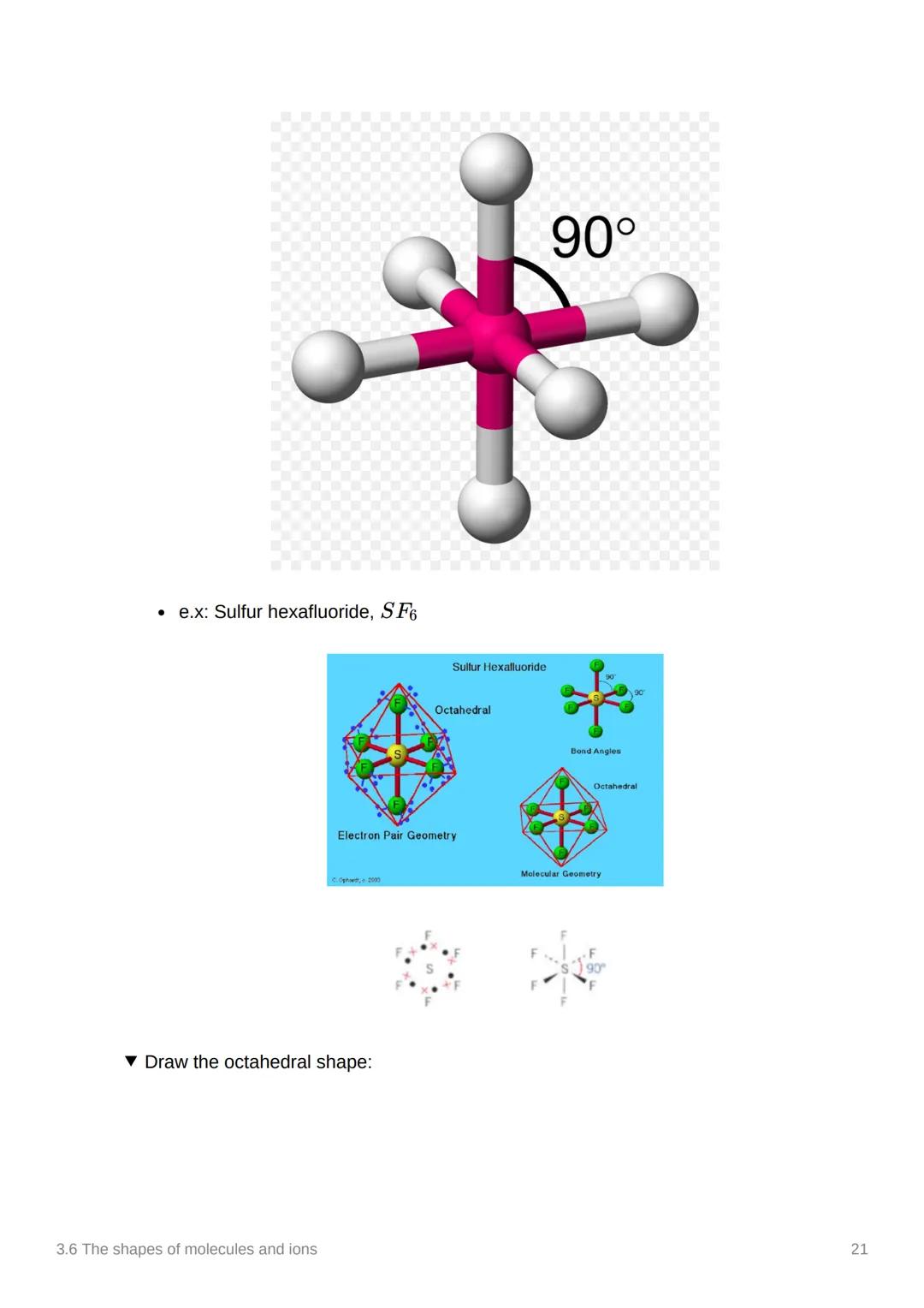 3.6 The shapes of molecules
and ions
Anki
Covered In class? Done
Notion
3.1.3
✓
Electron pair repulsion Theory.
▼ What does the line mean in