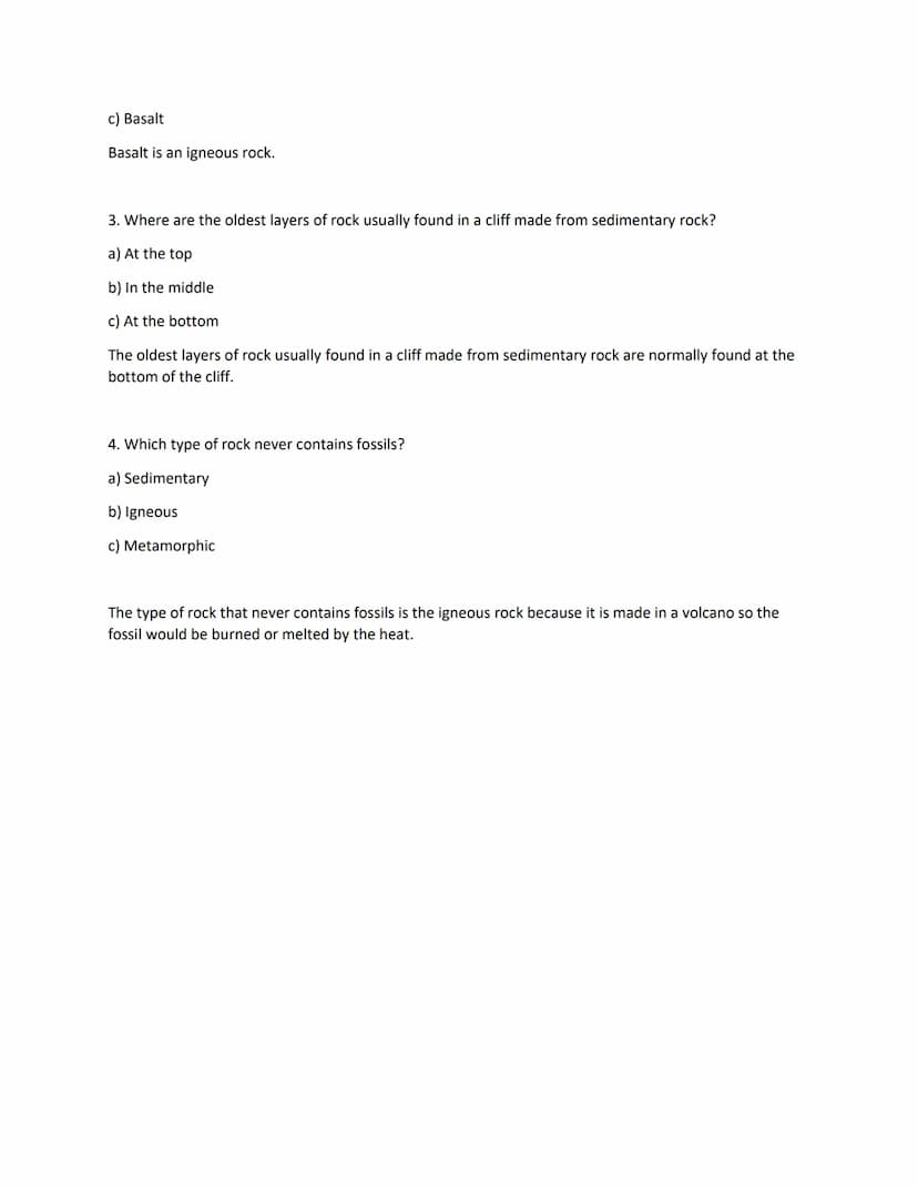 Science Revision
Structure of the Earth
Inner Core - The inner core is the solid innermost part of the earth; it is also the hottest and thi