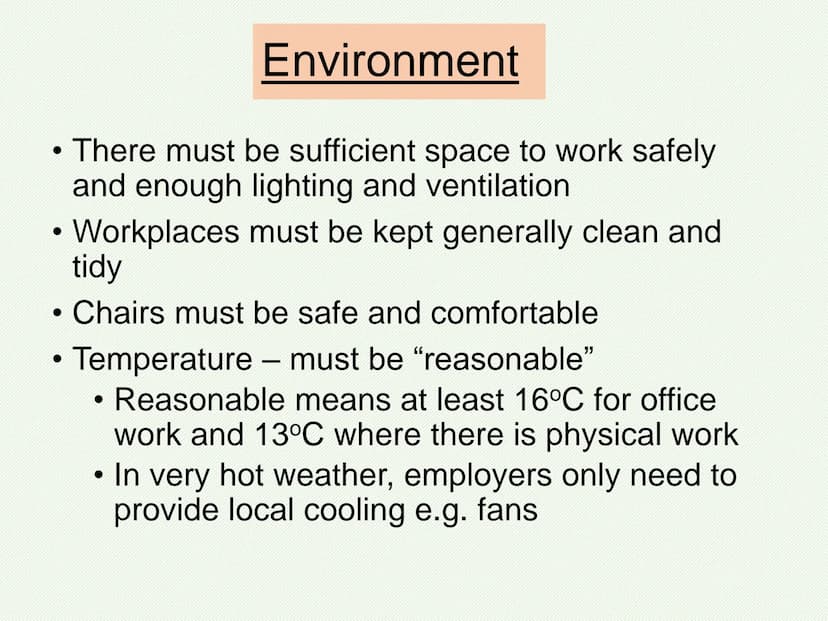 AC3.1 personal safety responsibility
Abbreviation Full name
HASAWA
RIDDOR
COSHH
PPER
MHR
Health and safety at work act 1974
Reporting of inj