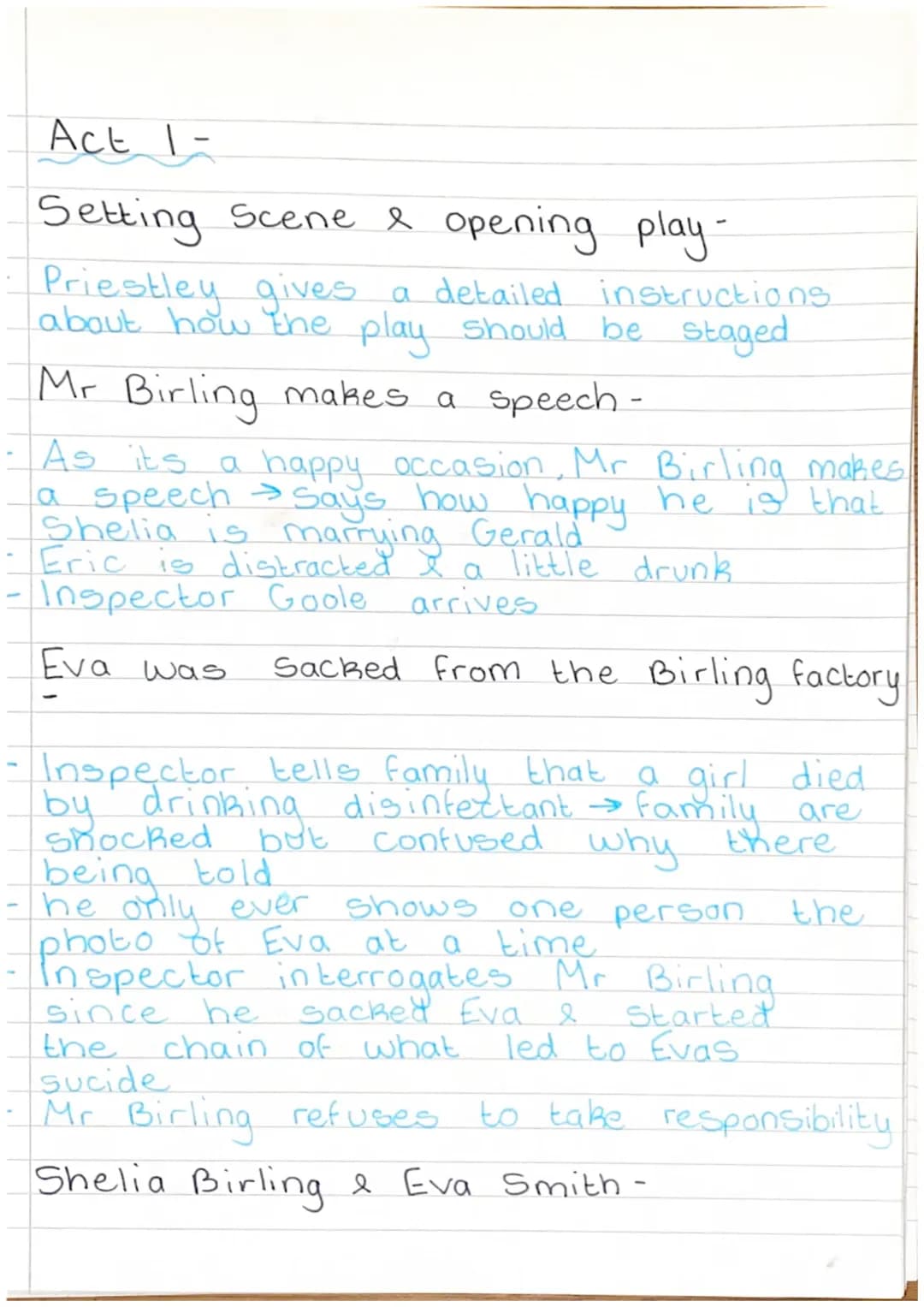 An Inspector Calls: Fun Character Analysis and Key Themes PDF