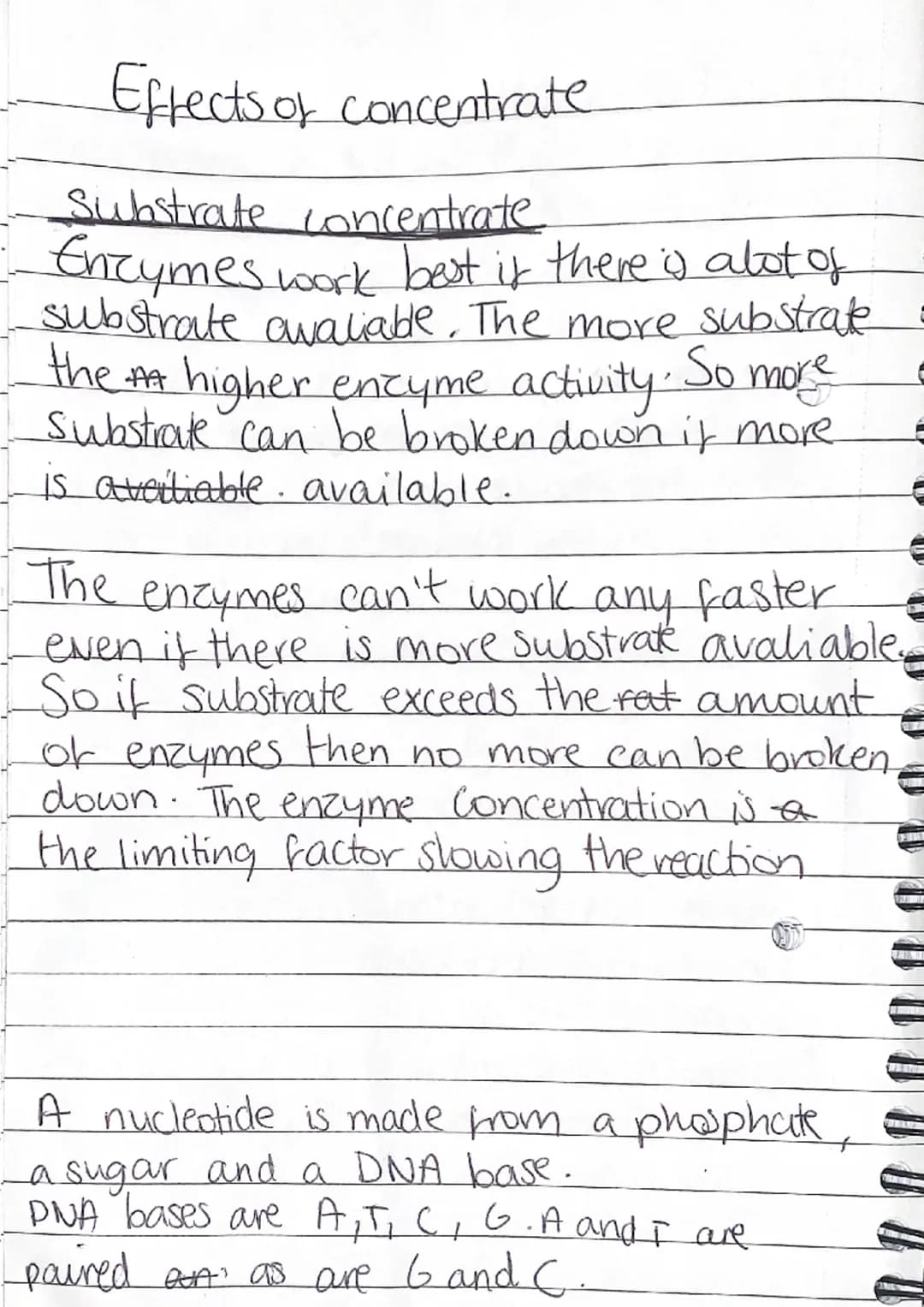 factors affecting enzyme.
Temperature
At low temperature successful collisions.
are reduced because their molecular
movement decreases. Reac