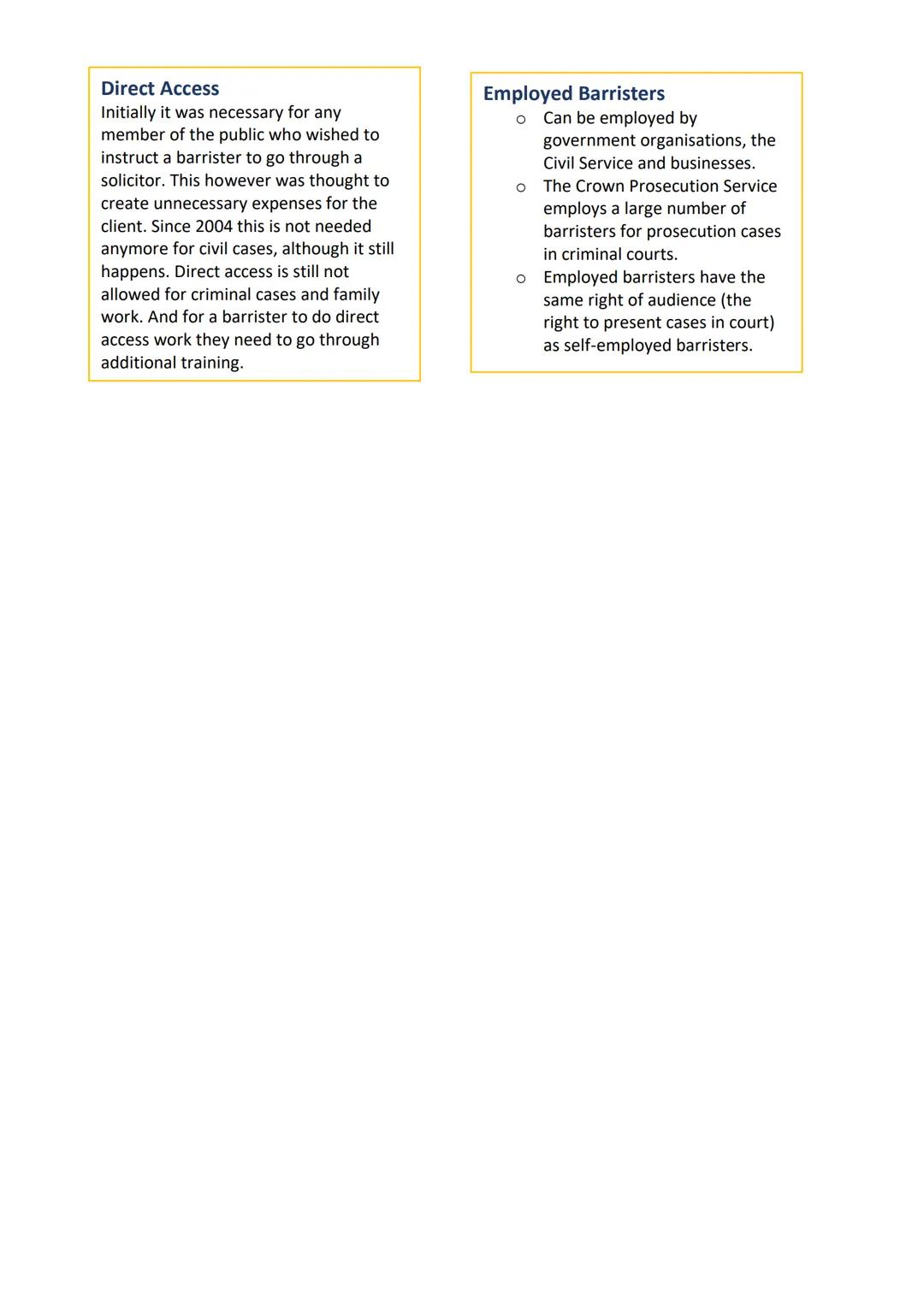 About 12,700 self-employed barristers and 3000 employed by organisations in
England and Wales.
• They're referred to as "the Bar".
O
O
QUALI