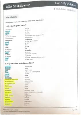 Know spanish vocab🤍 thumbnail