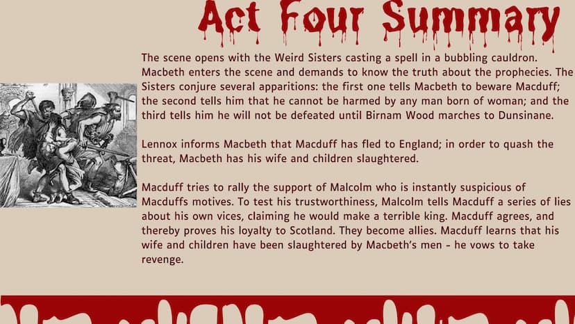 Shakespeare's
MACBETH Context Literary Tradition
Shakespeare relied extensively on Holinshed's Chronicles as source material for the reign o
