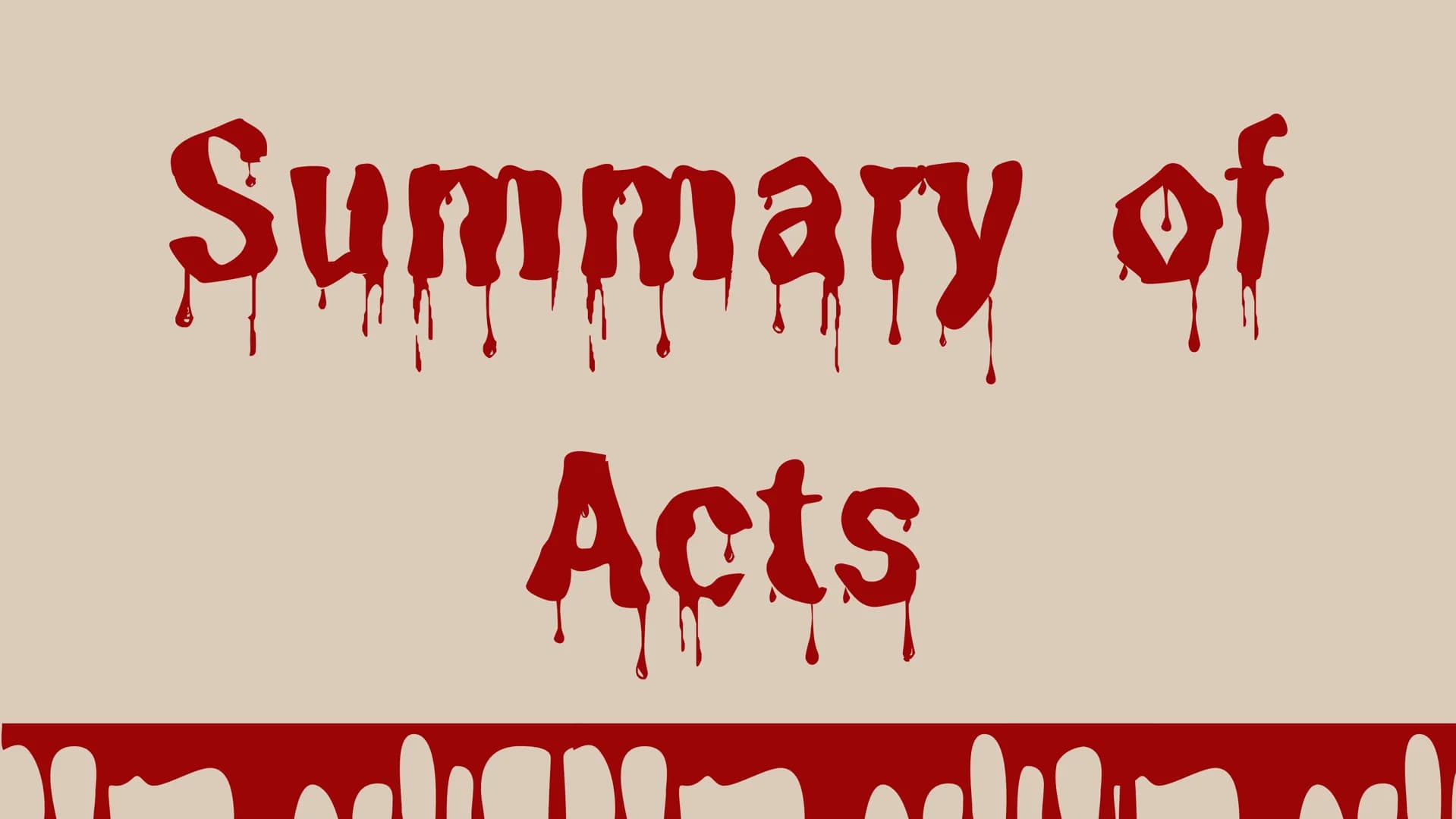 Shakespeare's
MACBETH Context Literary Tradition
Shakespeare relied extensively on Holinshed's Chronicles as source material for the reign o