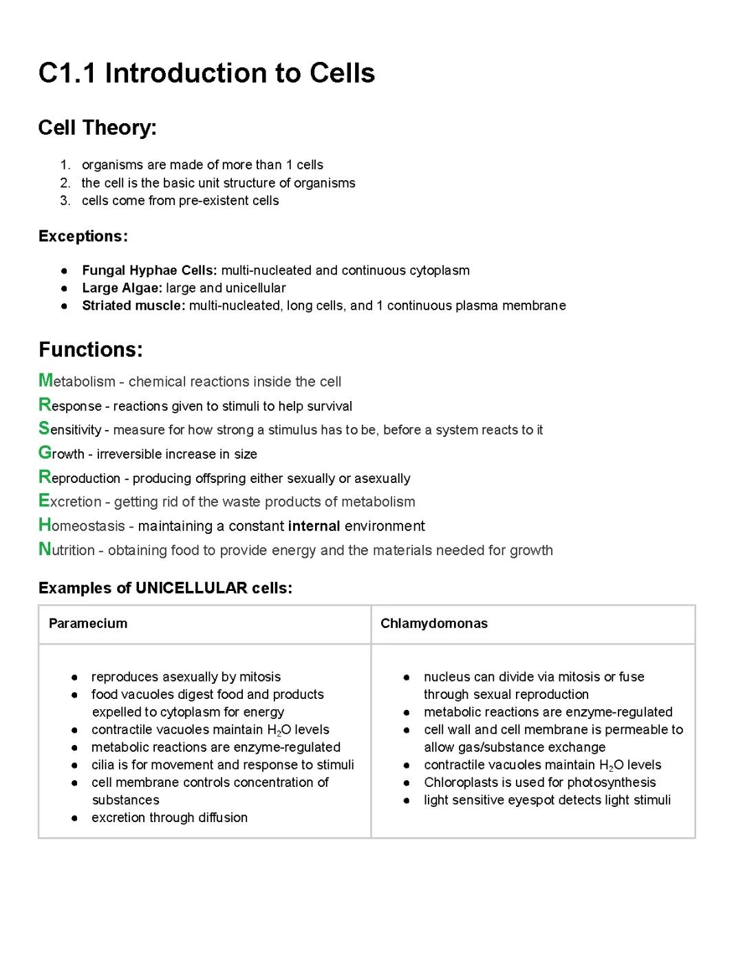 Cool Examples of Cell Theory Exceptions and Unicellular Organisms Like Paramecium!