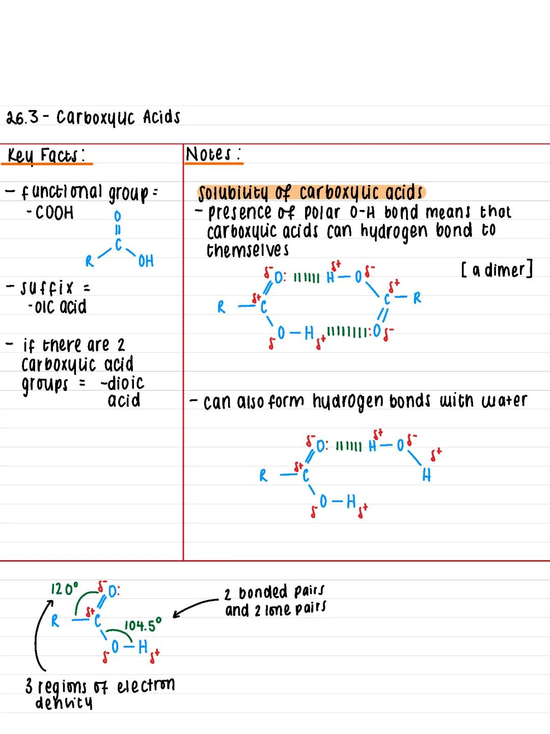 Chapter 26.3 - Carboxylic Acids