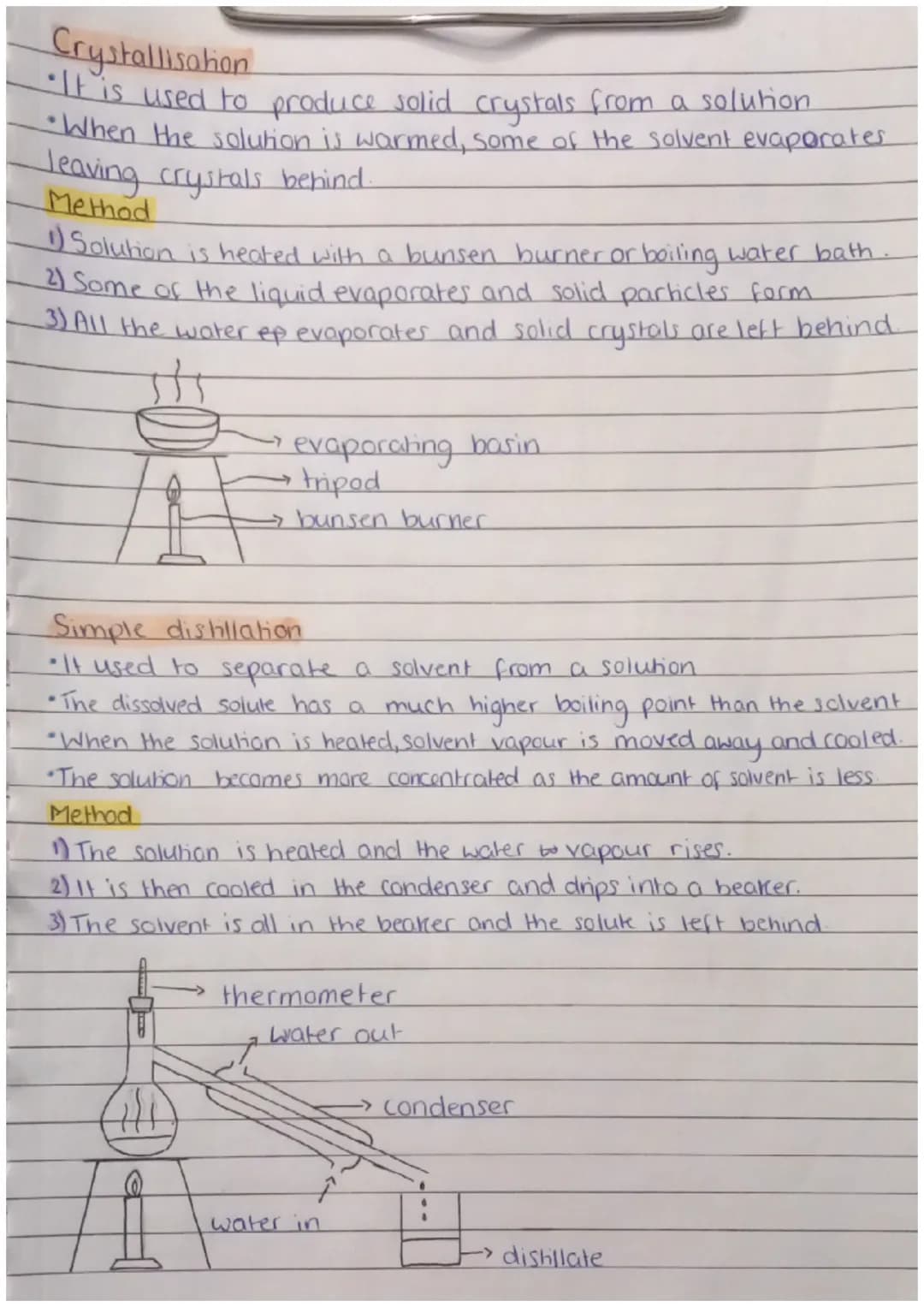 Mixtures
"A mixture contains two or more different substances, not
Chemically joined together
•The substances in a mixture can be elements, 