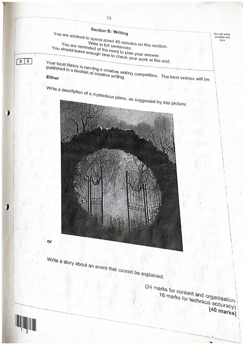 
<h2 id="englishlanguagepaper1modelanswers">English Language Paper 1 Model Answers</h2>
<p>Section A: Reading</p>
<p>Answer all questions in