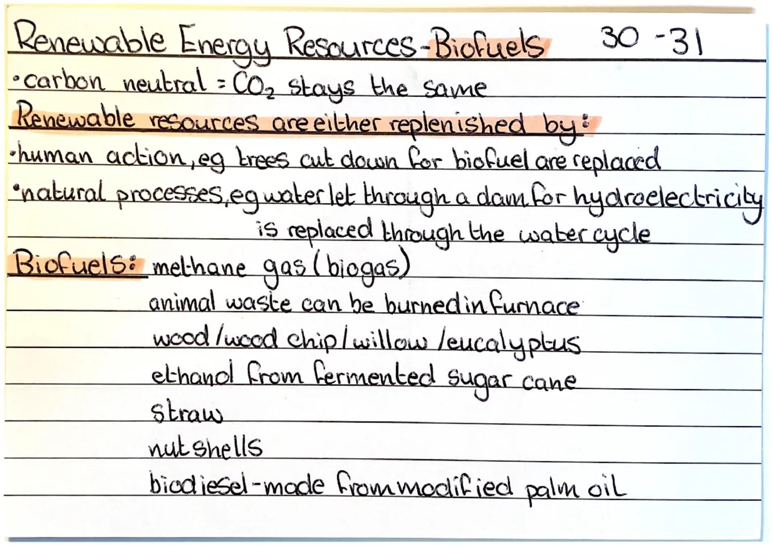 Energy resource
Fossil fuels
Egcoal oil
and natural gas
Nuclear fuels
EgUraniumand
Plutonium
Bio-fuel
Egethanol, biodiesel
andme-hane
Wind
H