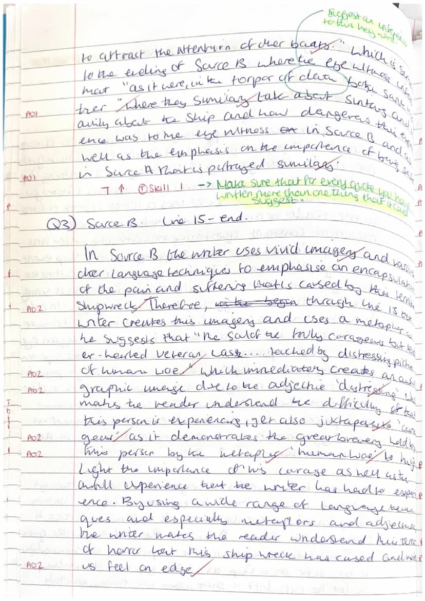 ADI
AOL
ADI
ADI.
ADL
Q2)
Summary of the differences in the purpose of the the
texts
Both sources.
•Sunular / different.
Both writers success