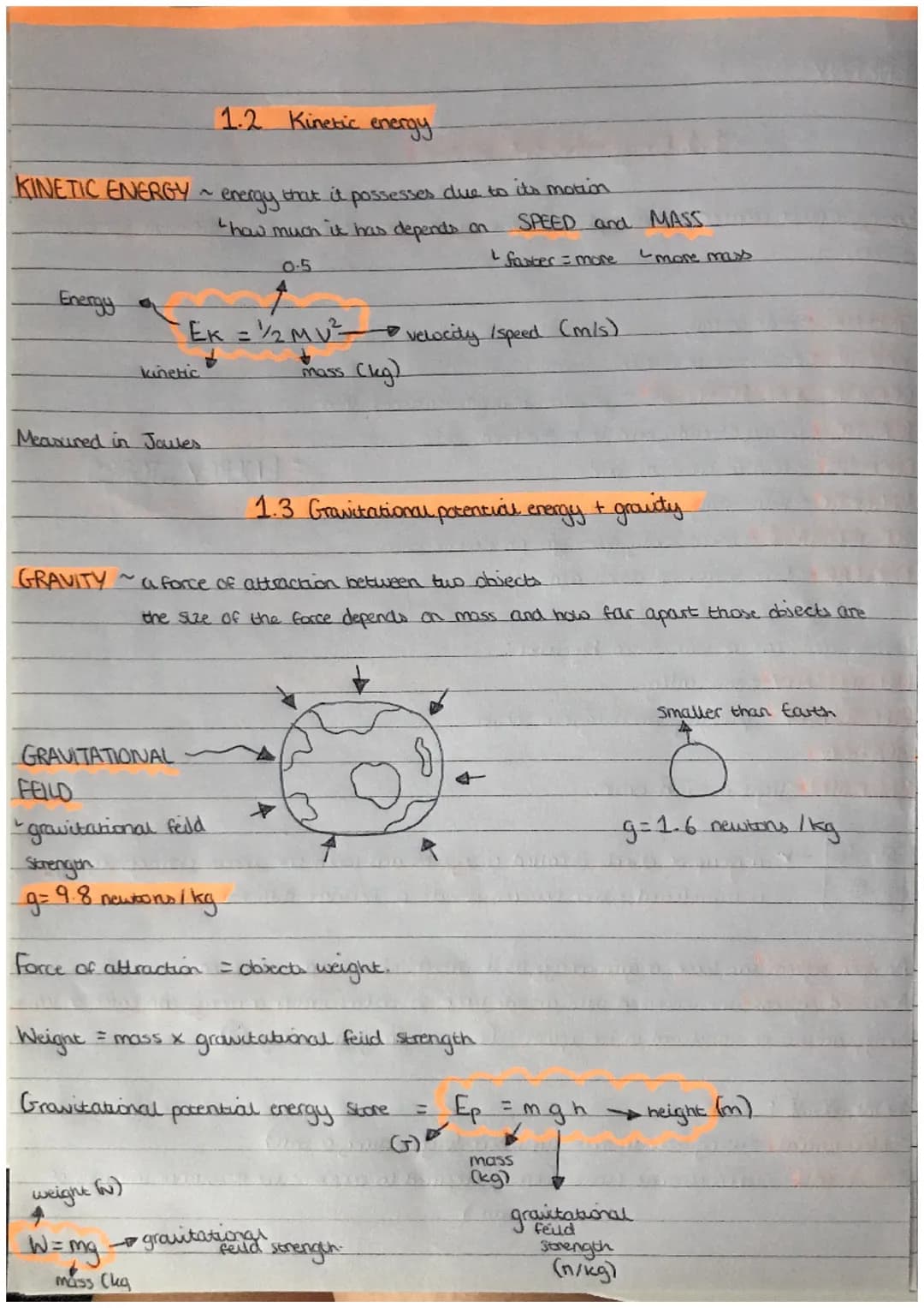 ENERGY
1.1 Energy
systems
Energy is never created or destroyed and is only ever transferred between different forms and
Objects.
Scones and
