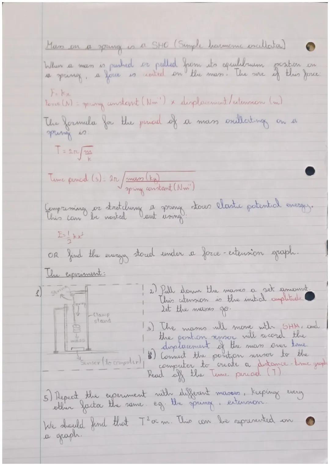 Simple Harmonic Motion
SHM is a
type of collation, where the acceleration of the
exallator is directly proportional to the displacement from