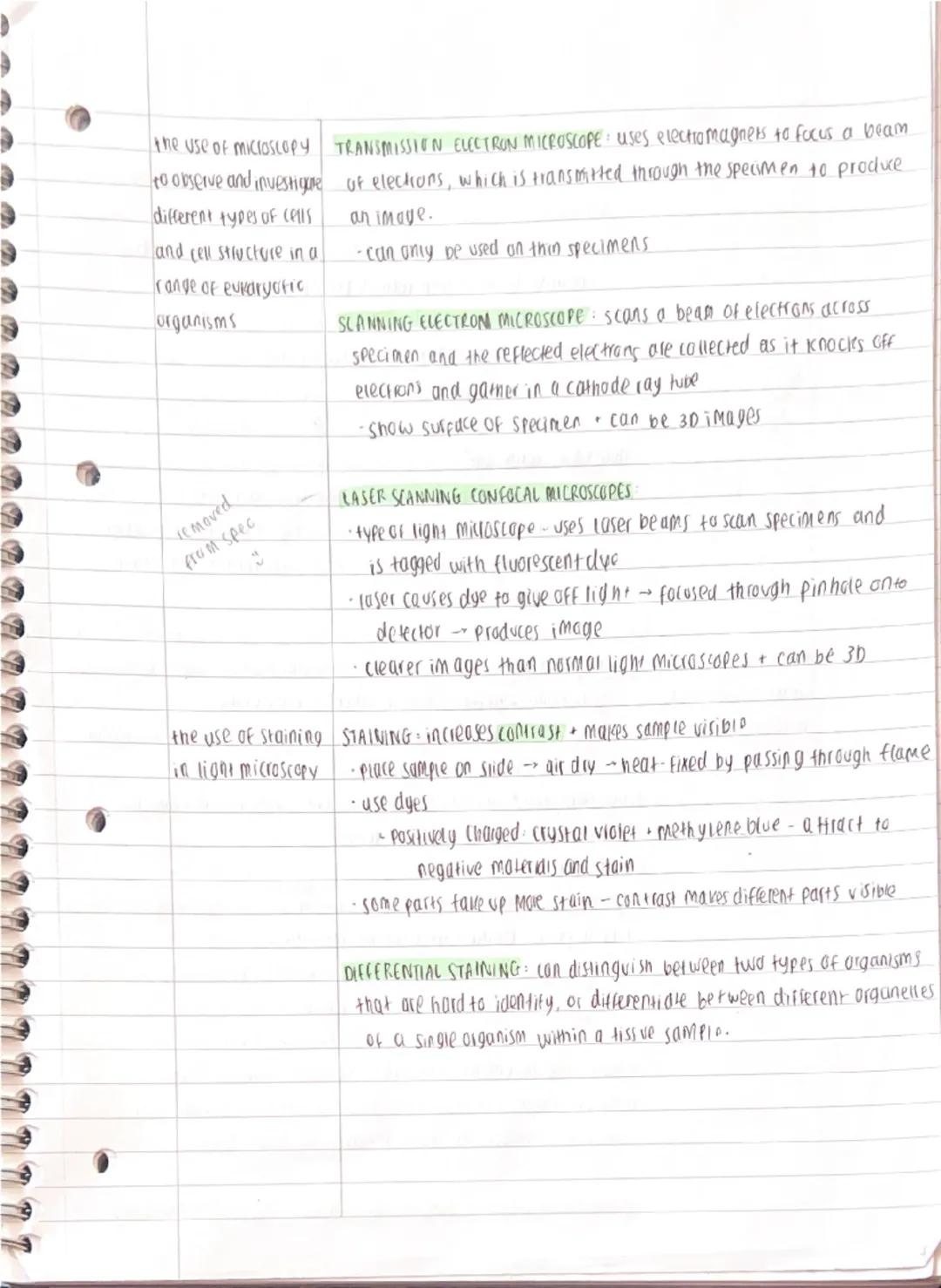 2.1.1 - Cell Structure:
the preparation and
Preparing slide.
examination of
microscope slides
for light microscopy.
Dry mount.
-use thin sli