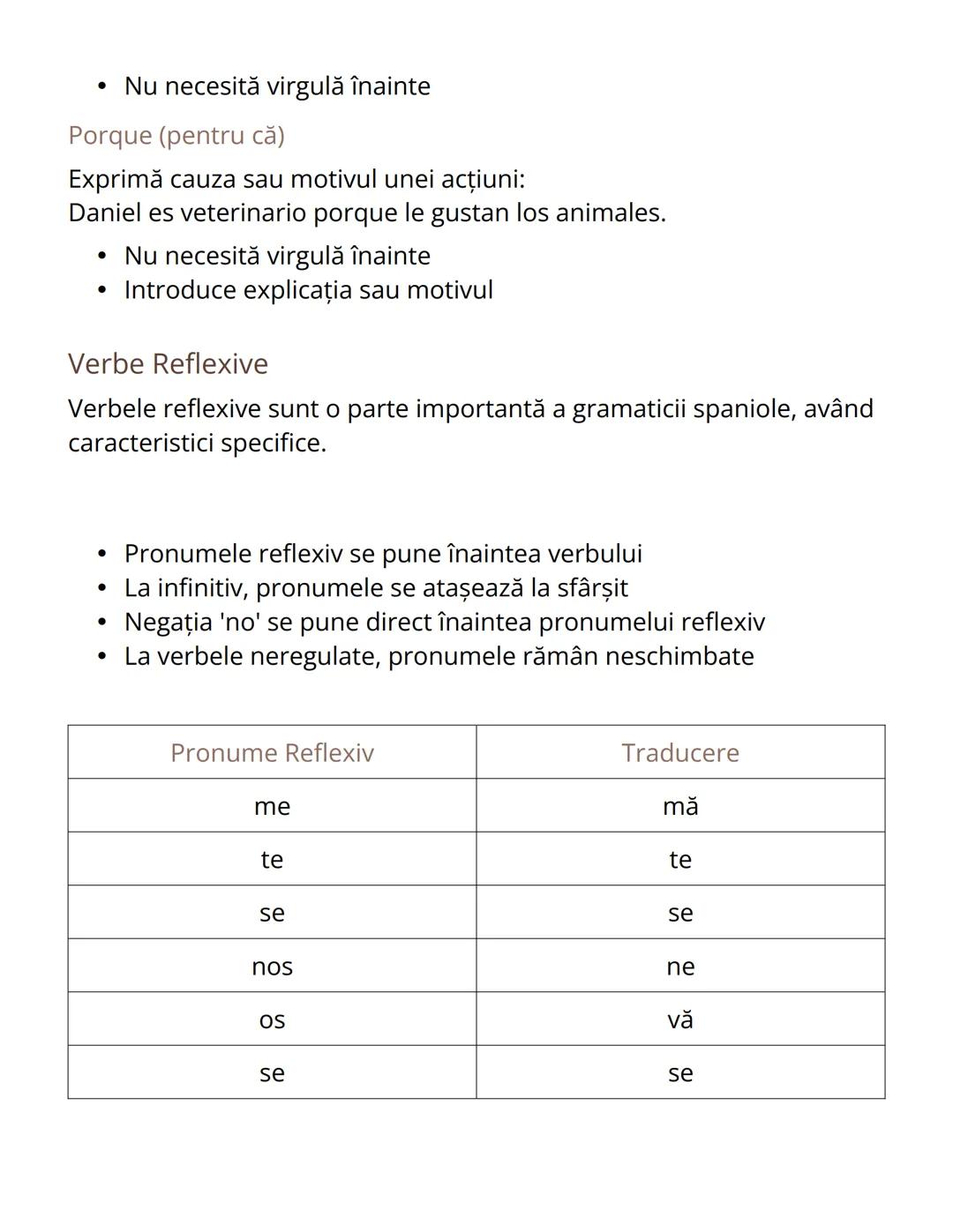 # Gramatica Spaniolă - Note
Comprehensive

Prepoziţii în Limba Spaniolă

Prepoziția 'a' are utilizări specifice în limba spaniolă, fiind ese
