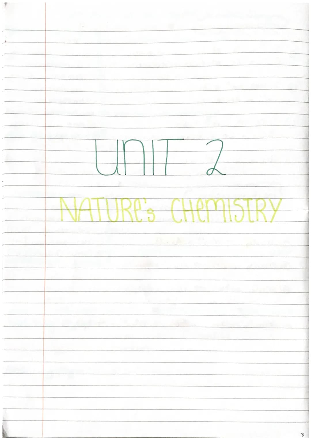 UNIT 2
NATURE'S CHEMISTRY
DO
8 +
Systematic Carbon Chemistry
+
Saturated
compound containing single carbon -
carbon bonds
unsaturated - comp