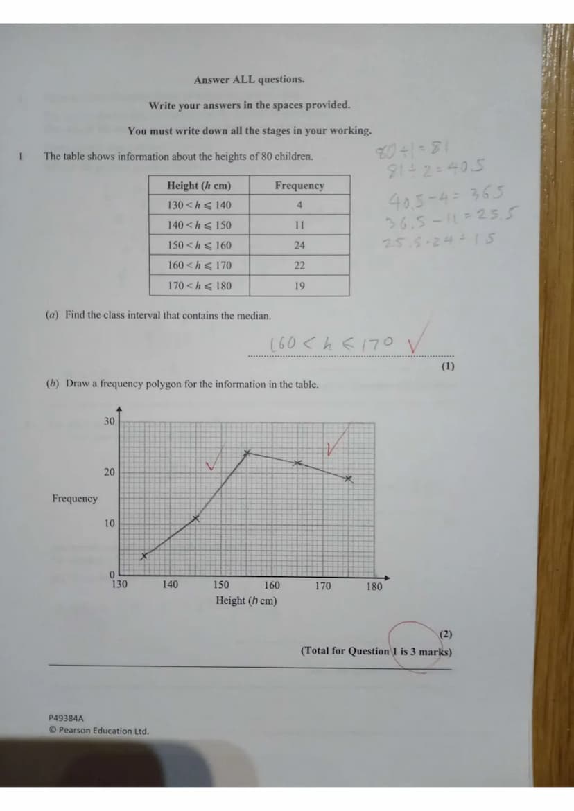 Write your name here
Surname
Pearson Edexcel
Centre Number
Level 1/Level 2 GCSE (9-1)
Mathematics
Paper 3 (Calculator)
Other names
Candidate
