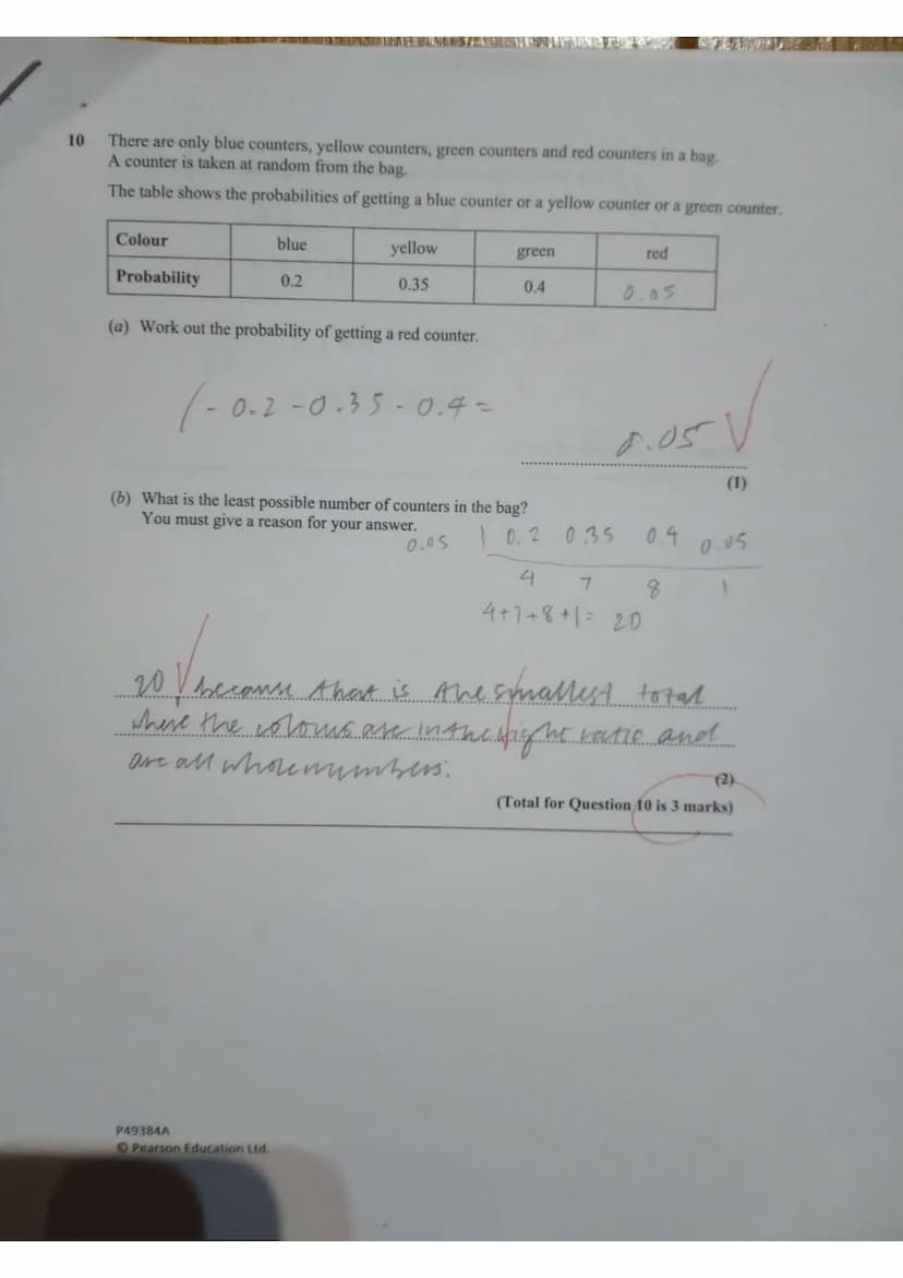 Write your name here
Surname
Pearson Edexcel
Centre Number
Level 1/Level 2 GCSE (9-1)
Mathematics
Paper 3 (Calculator)
Other names
Candidate
