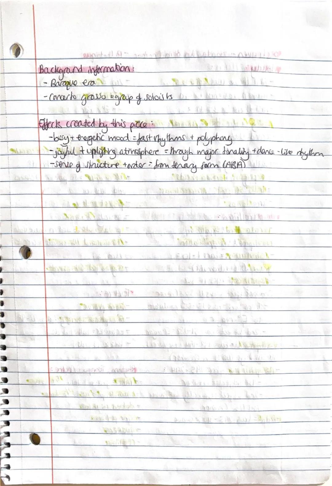 ## Bach - Brandenburg Concerto No.5

### Melody:
- mainly conjunct
- some leaps
- rising sequences
- ornaments like grace notes +
appoggiatu