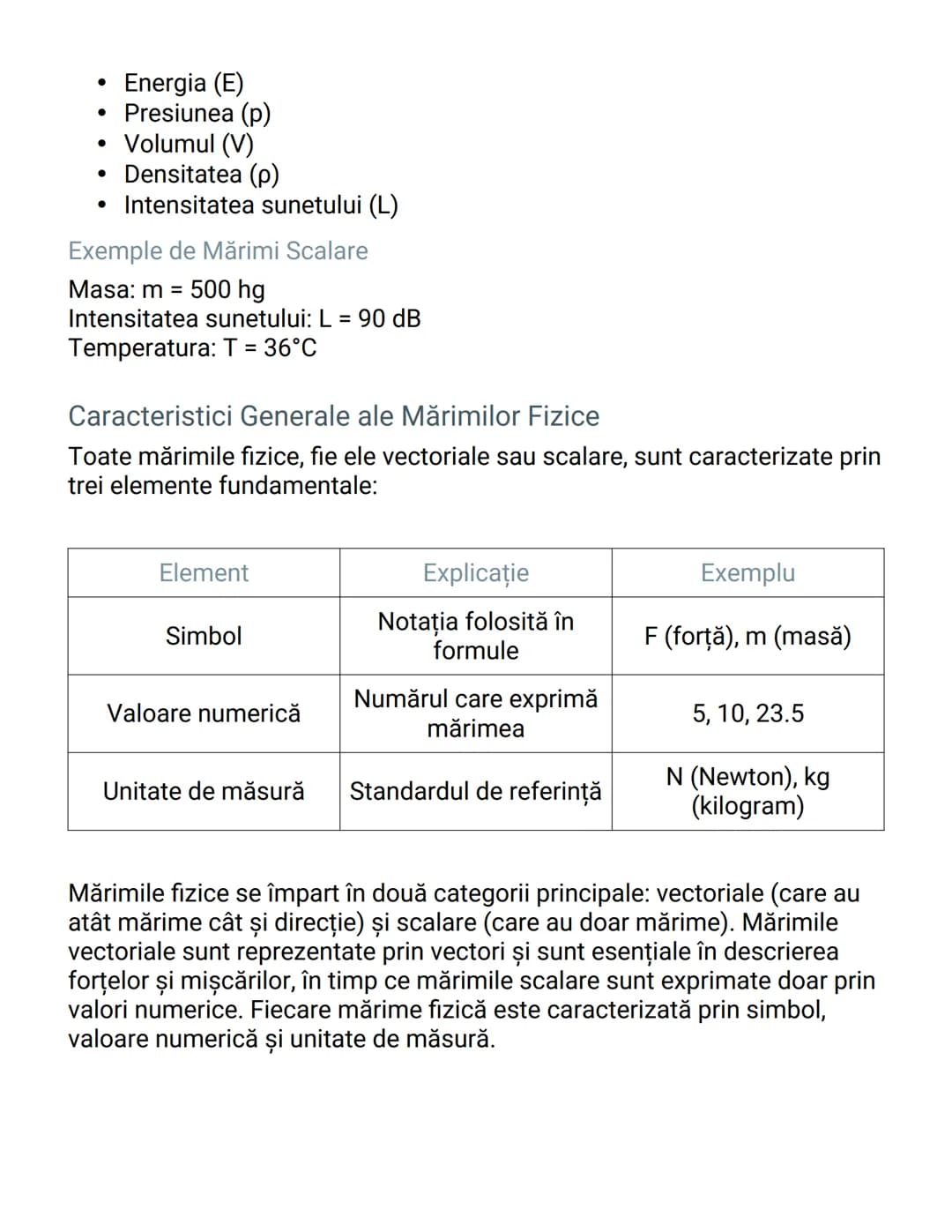 # Mărimi vectoriale și scalare în fizică

Mărimi Vectoriale (Direcționate)
Mărimile vectoriale sunt caracterizate prin două elemente esenția