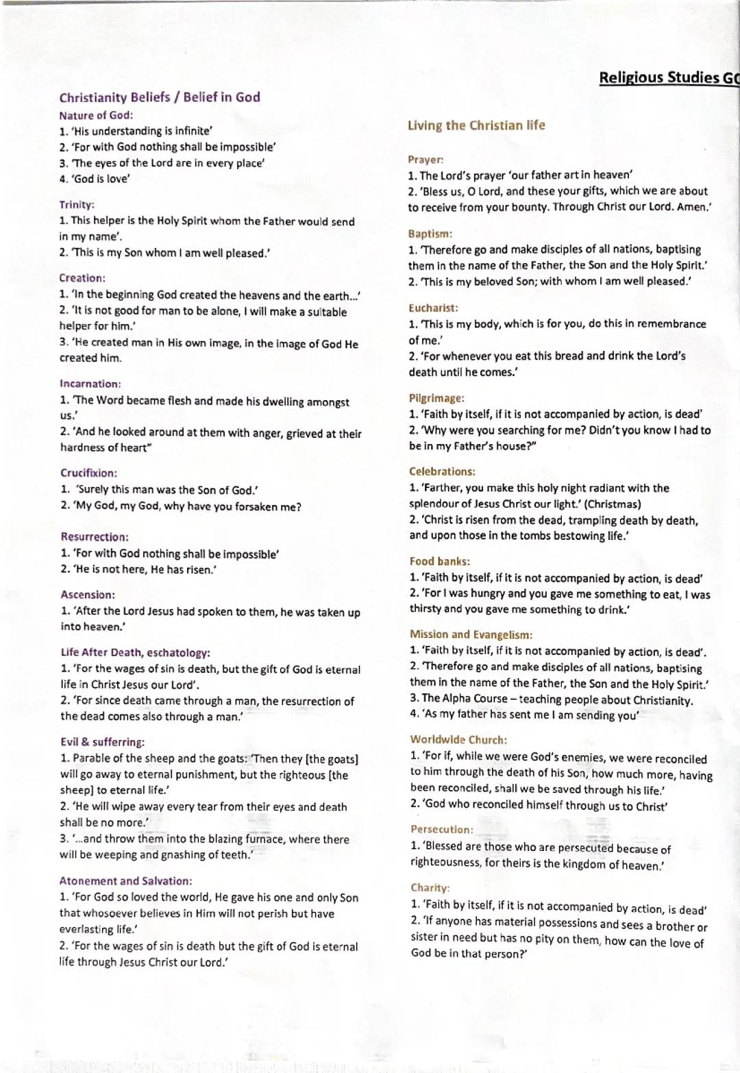 Christianity Quotation Bank