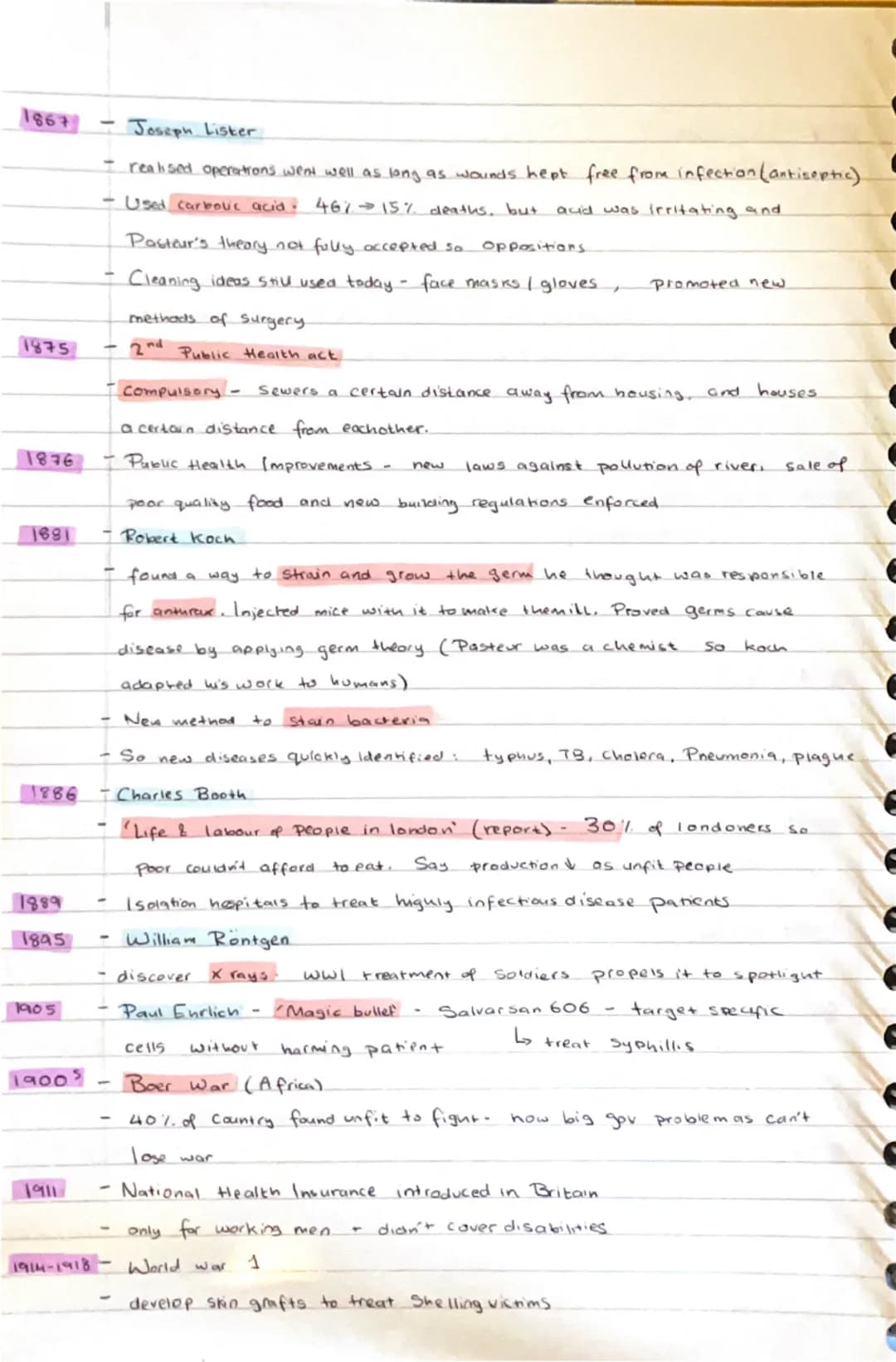 --- OCR Start ---
History Timeline Health & the propte
3000 BC- Prettistory- understanding based on spirits & God.
400 BC
People died very y