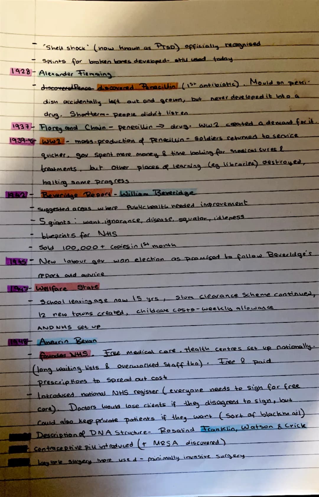 --- OCR Start ---
History Timeline Health & the propte
3000 BC- Prettistory- understanding based on spirits & God.
400 BC
People died very y