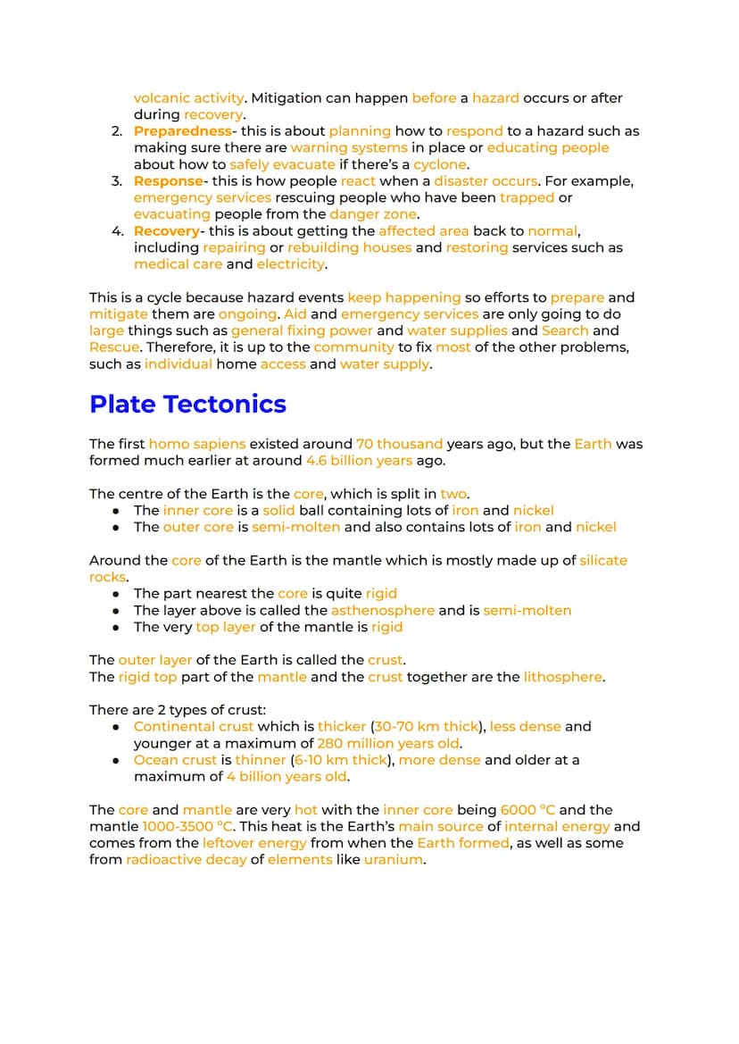 Hazards Revision
Natural Hazards. Plate Tectonics Types of Plate Margin Volcanic
Hazards Volcanic Hazards - Impacts and Responses Seismic Ha