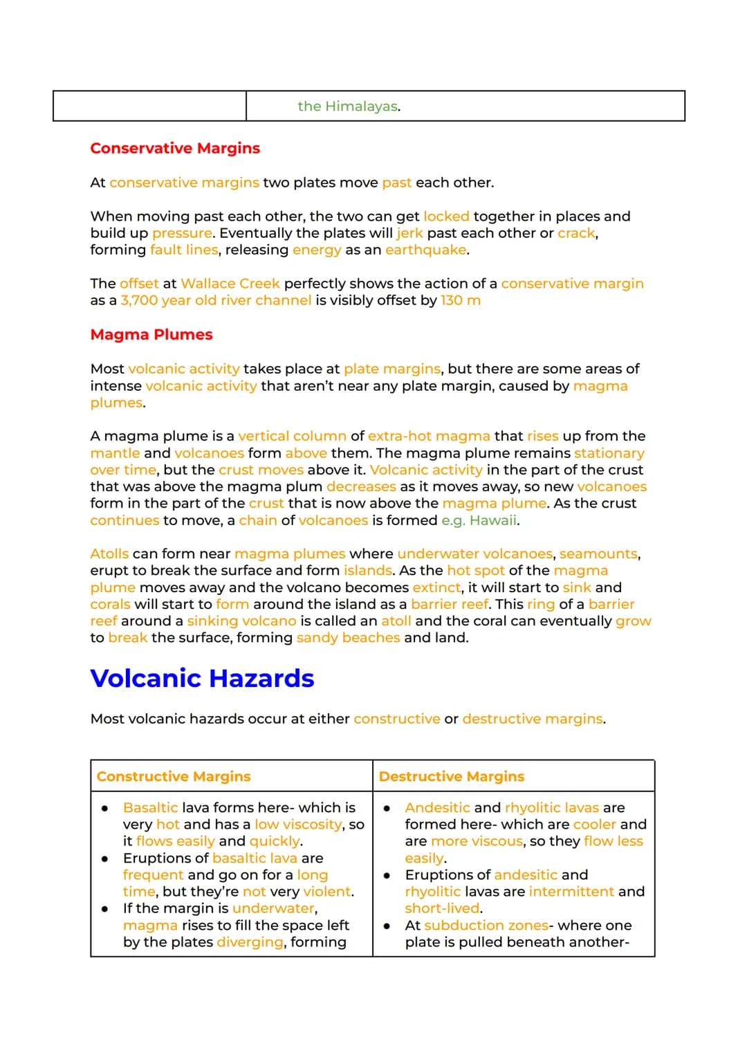 Hazards Revision
Natural Hazards. Plate Tectonics Types of Plate Margin Volcanic
Hazards Volcanic Hazards - Impacts and Responses Seismic Ha