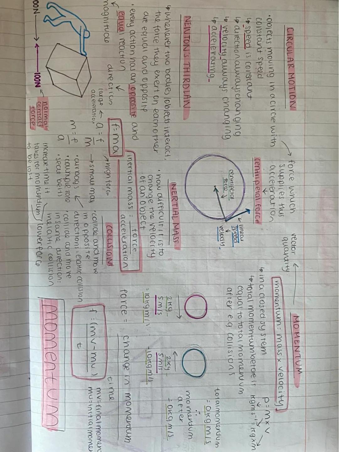 Physics Paper 1- Momentum
