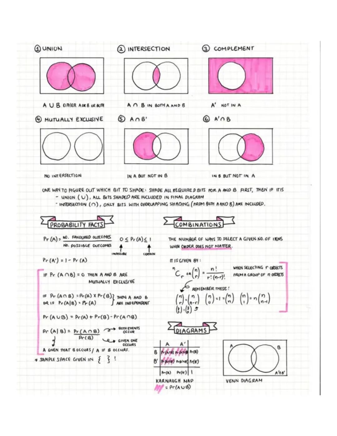 probability notes gcse maths 