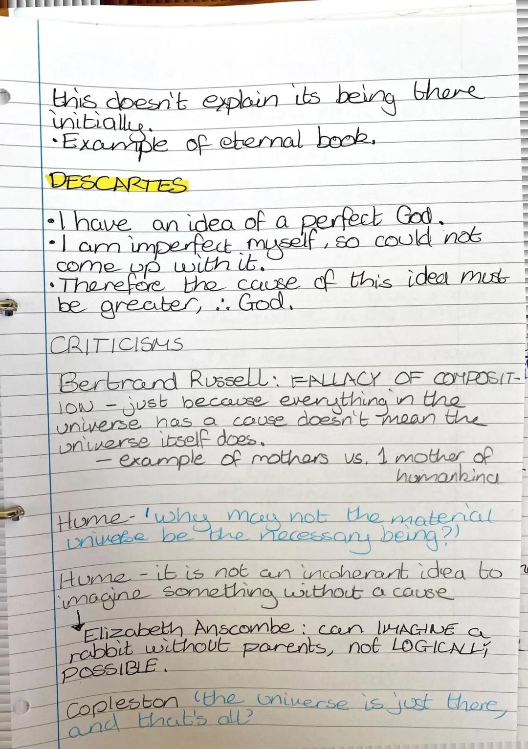 Arguments from observation.
TELEOLOGICAL ARGUMENT (looking from
end result)
AQUINAS Summa Thedogica

5/5 ways
•The natural world has an orde