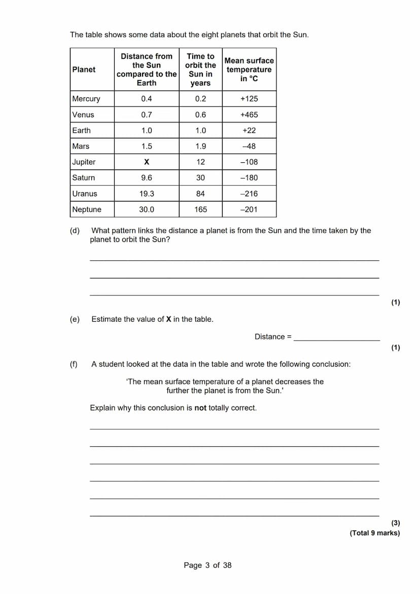 revise
with
harry
AQA Physics
Topic 8: Space & other
Separate Science only.
Master Booklet
Answer the questions that are given to you, and y