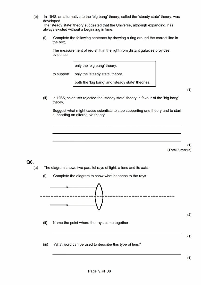 revise
with
harry
AQA Physics
Topic 8: Space & other
Separate Science only.
Master Booklet
Answer the questions that are given to you, and y
