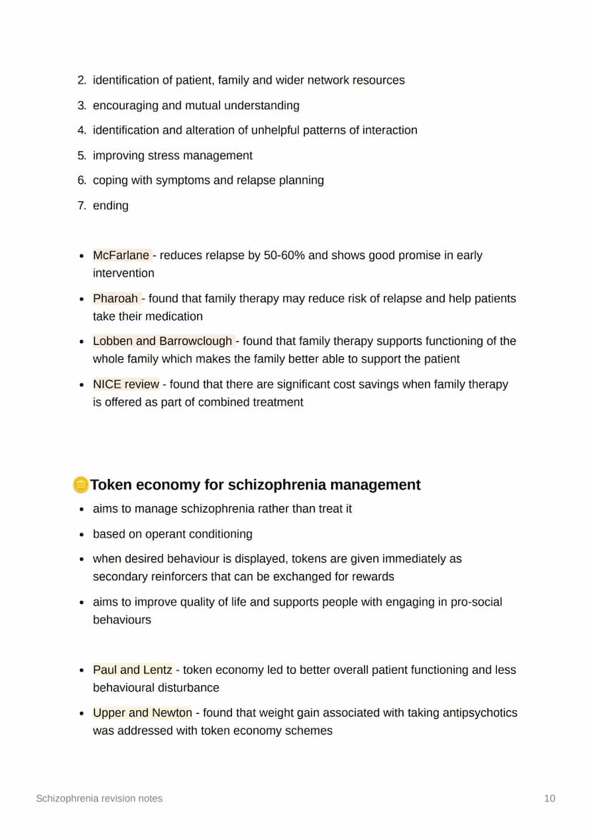 Schizophrenia revision notes
Diagnosis and Classification
• classification - the process of organising symptoms into categories based on
whi