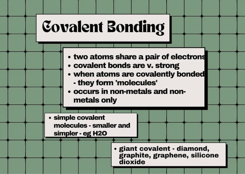 Ionic Bonding
strong electrostatic force of
attraction between positive and
negative ions
• transfer (loss or gain) of
electrons
●
• negativ