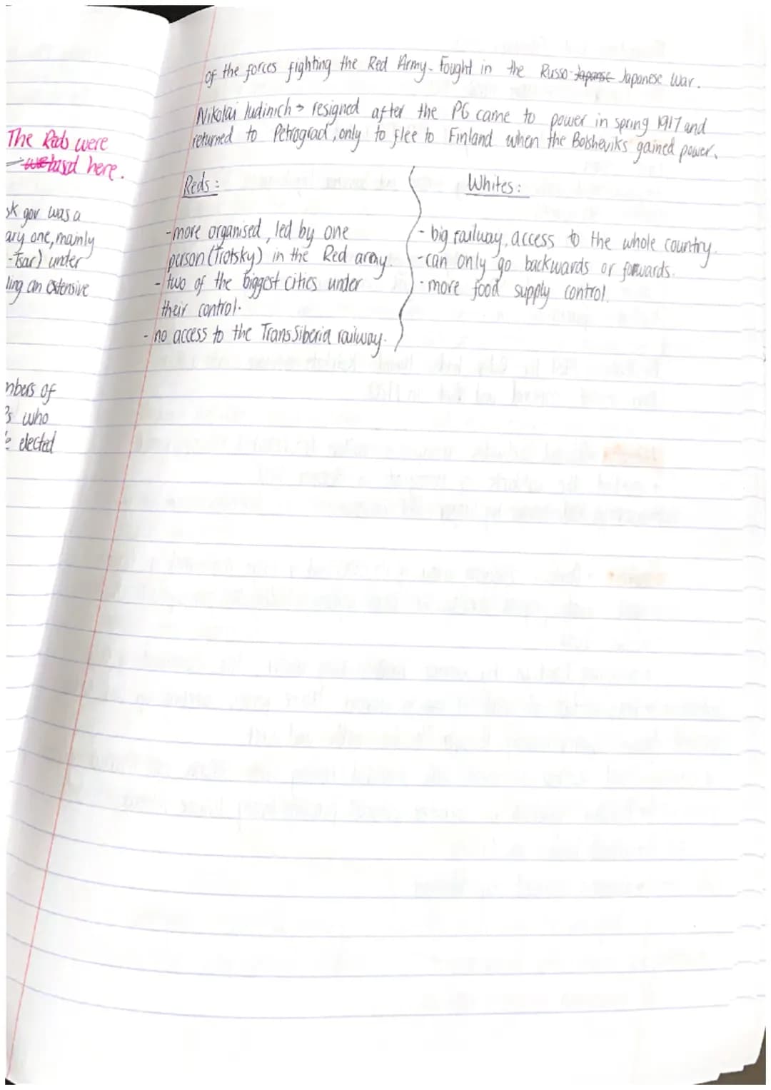 Cornell Note Taking
Topic:
Question: The Civil War and Bolshevik Victory
Questions/Main
Ideas/Vocabulary
Causes
Course
se of the
the Civil
N