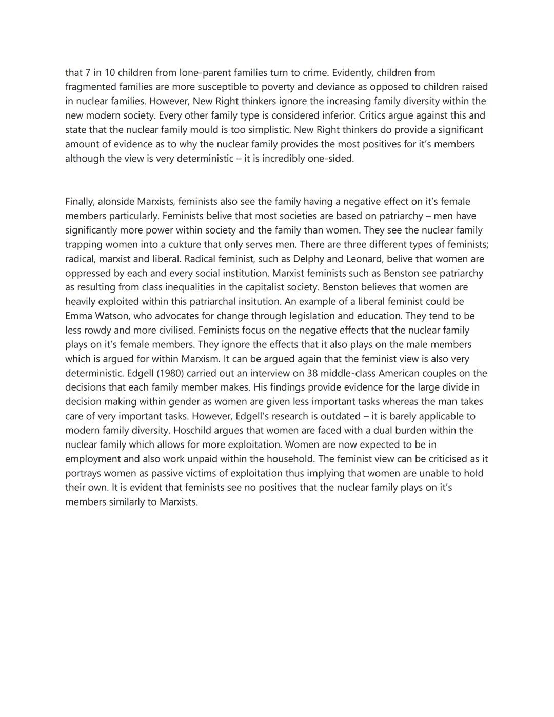 Discuss the view that the nuclear family can have a positive effect on its members. [30]

Within the UK, the nuclear family (also known as t