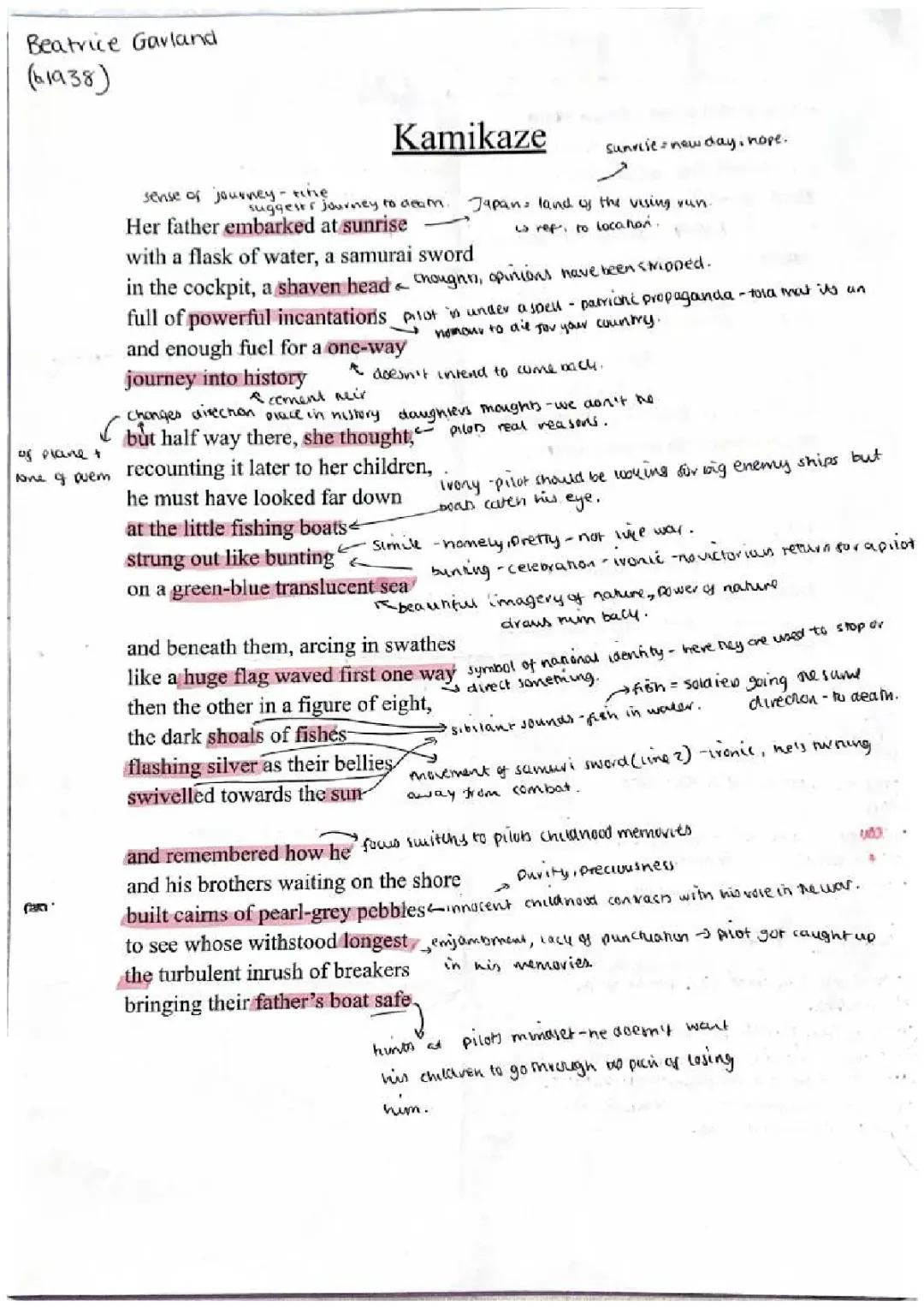 Kamikaze Annotations 