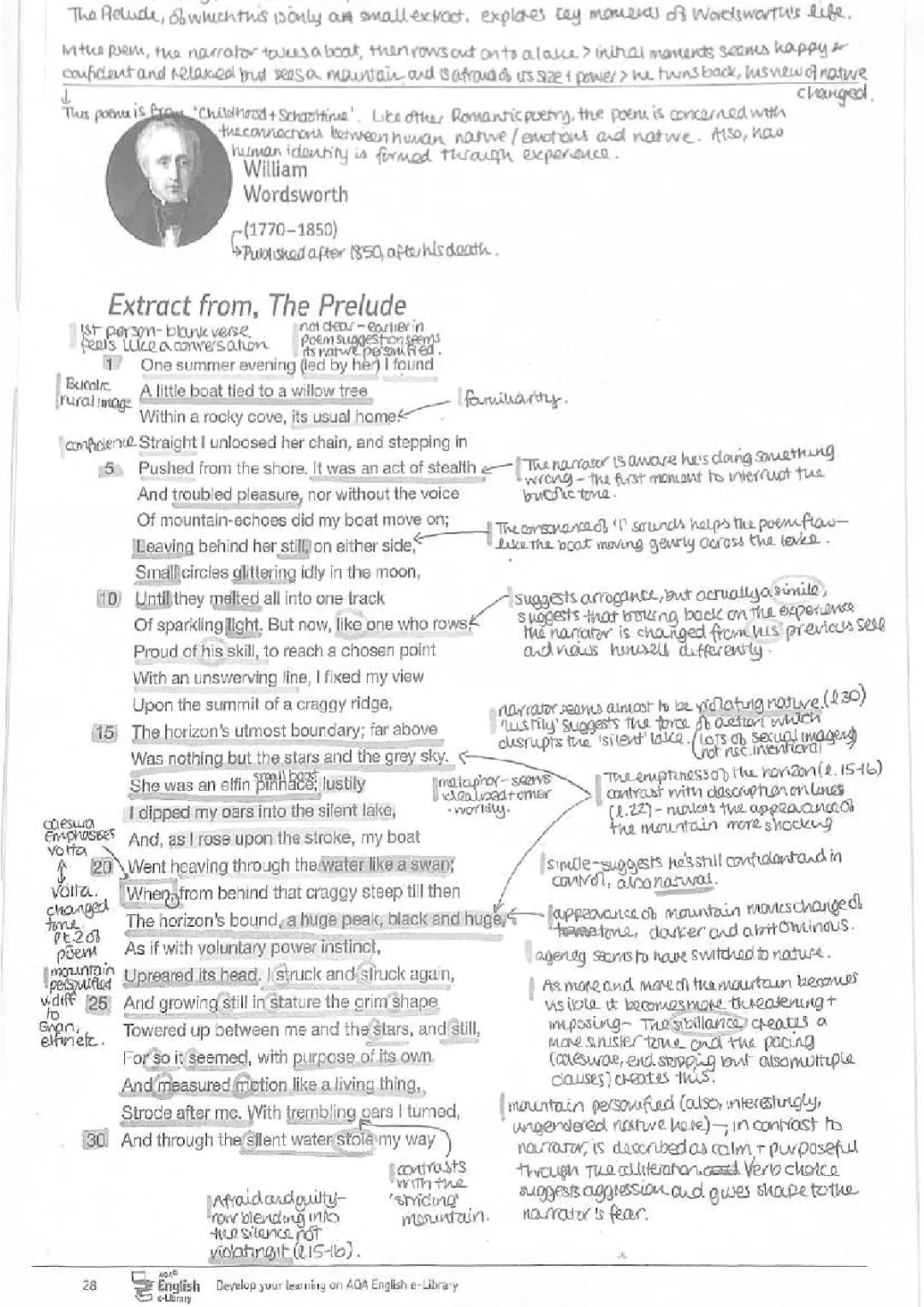 The Prelude Analysis by Lines, Quotes, and Themes for Kids