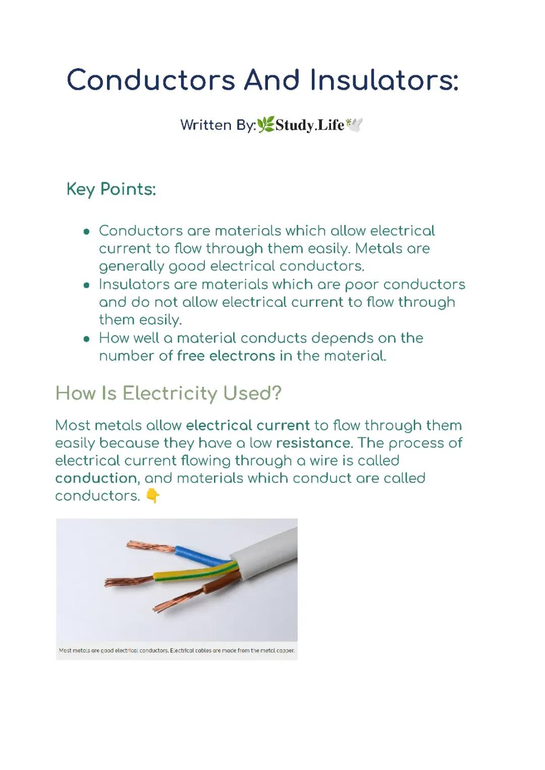 Why Metals Are Great at Letting Electricity Flow