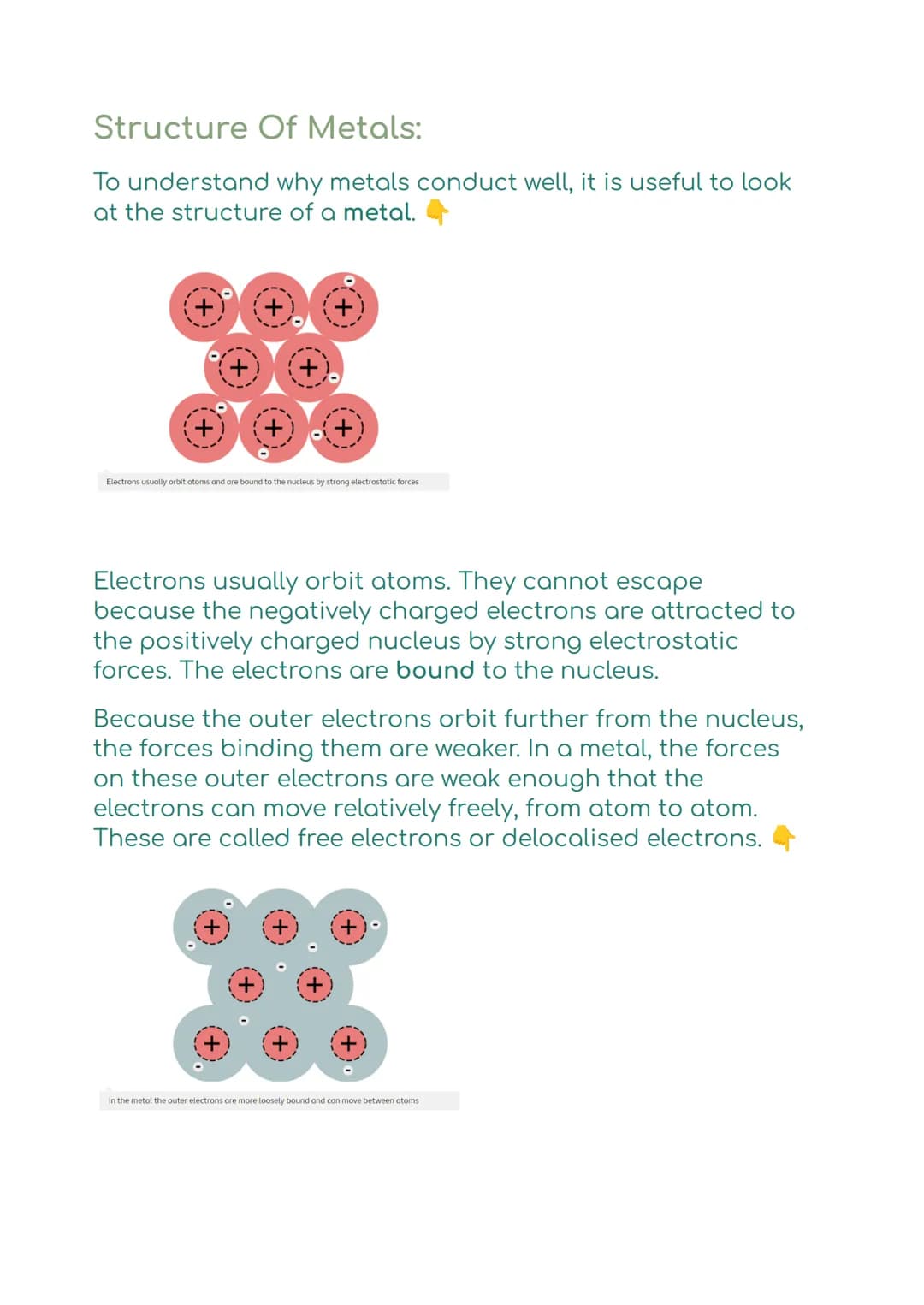 Conductors And Insulators:
Written By: Study.Life
Key Points:
• Conductors are materials which allow electrical
current to flow through them