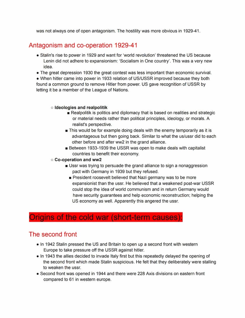 Cold War
Introduction that is universally used for your essay. Memorise it!!
The Cold war is a period of sustained political and military du