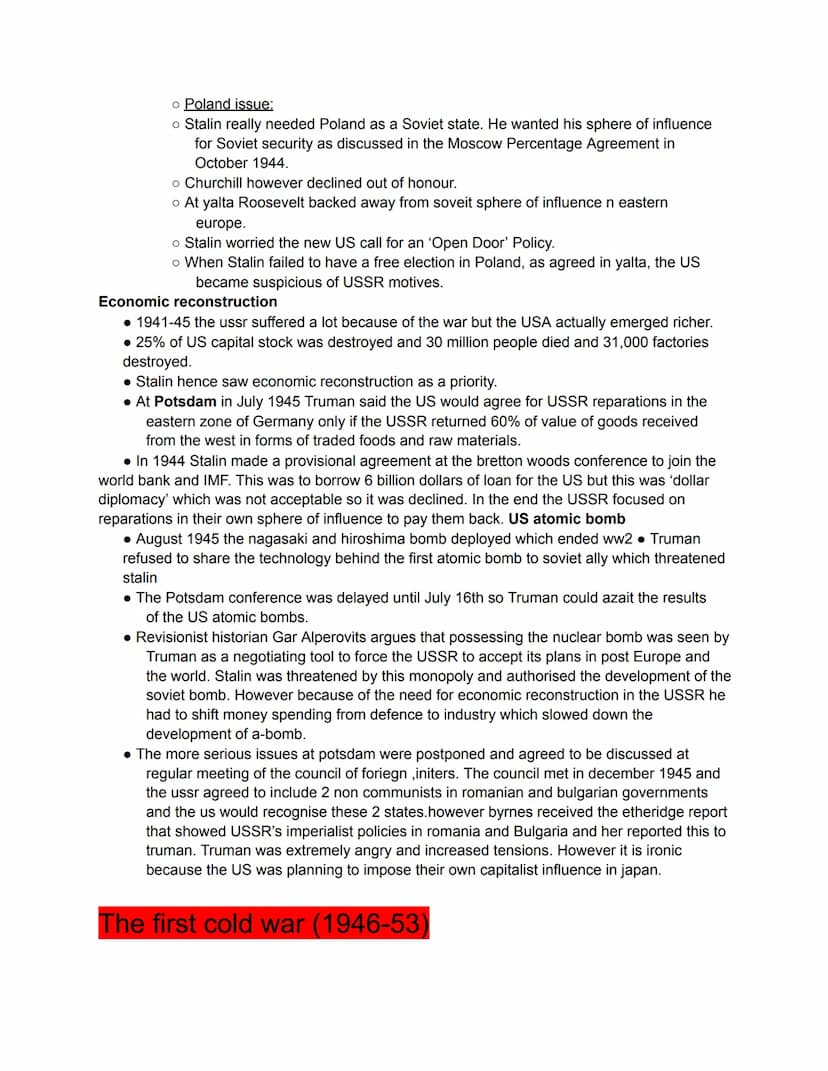 Cold War
Introduction that is universally used for your essay. Memorise it!!
The Cold war is a period of sustained political and military du