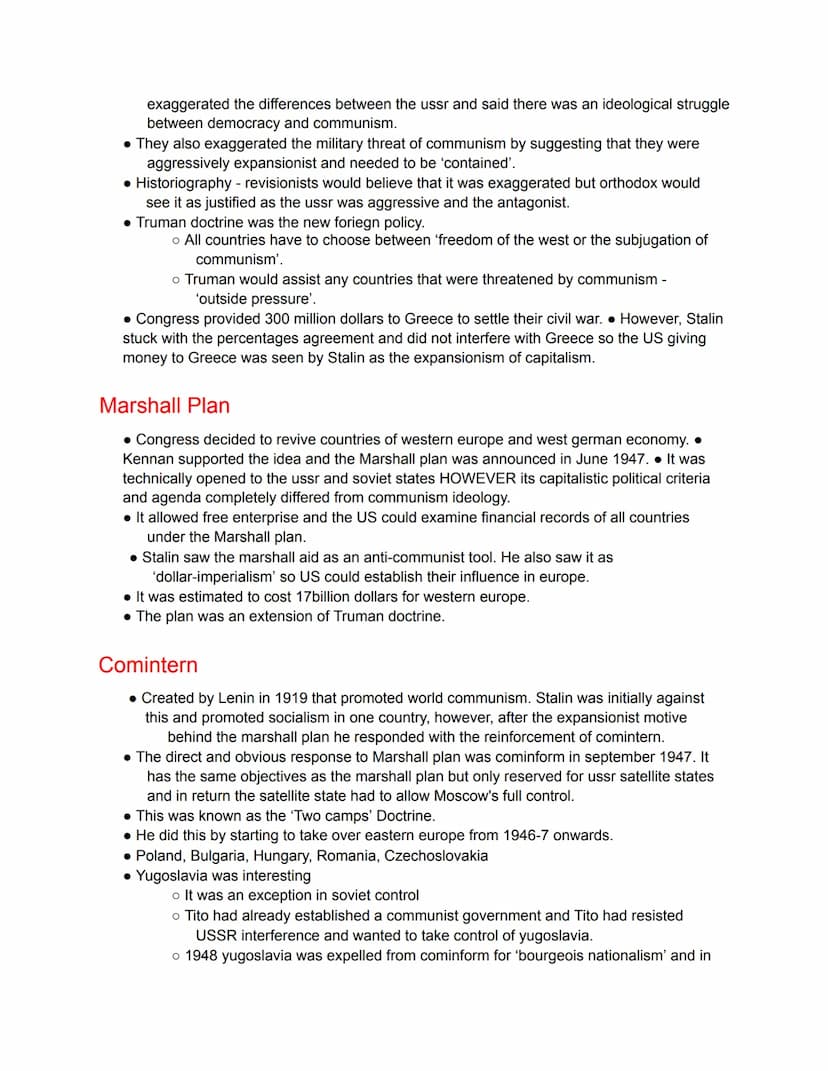Cold War
Introduction that is universally used for your essay. Memorise it!!
The Cold war is a period of sustained political and military du