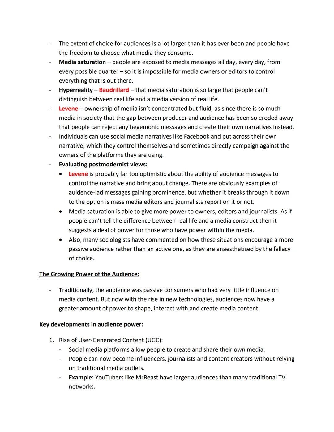 --- OCR Start ---
Topic 1 - Ownership and Control of The Media:
Key points of media ownership:
Concentration of ownership - larger companies